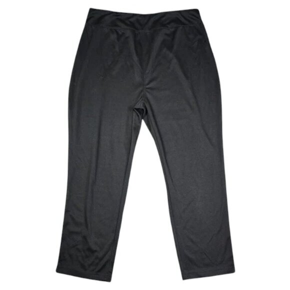 Z Studio Yoga Pants Womens 2X Black Stretch Straight Leg Plus Size Activewear - Picture 2 of 13